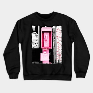 The Old Phone Pink Crewneck Sweatshirt